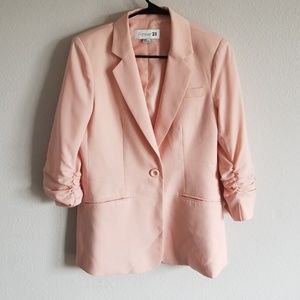 Soft pink f21 blazer